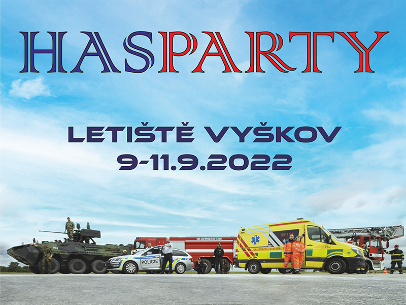 HASPARTY Mezinárodní setkání hasičů, záchranářů, policie, armády ČR a jejich příznivců